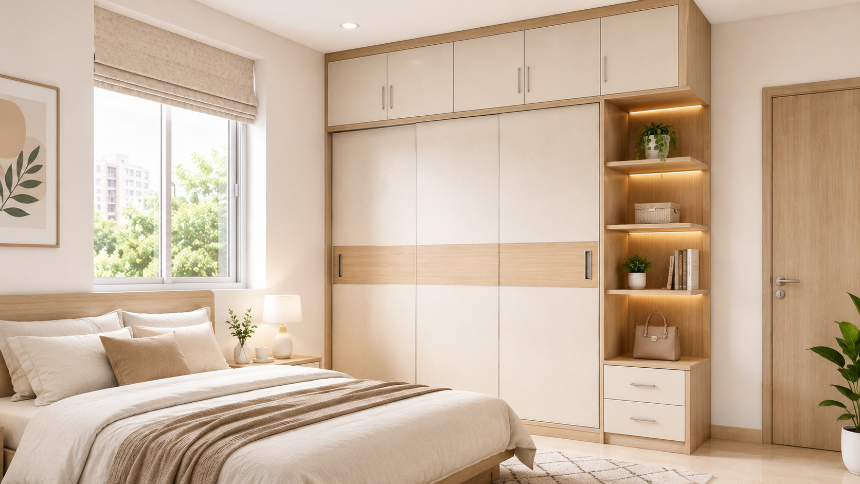 How to Plan Modular Wardrobe Design for Small Bedrooms in India?